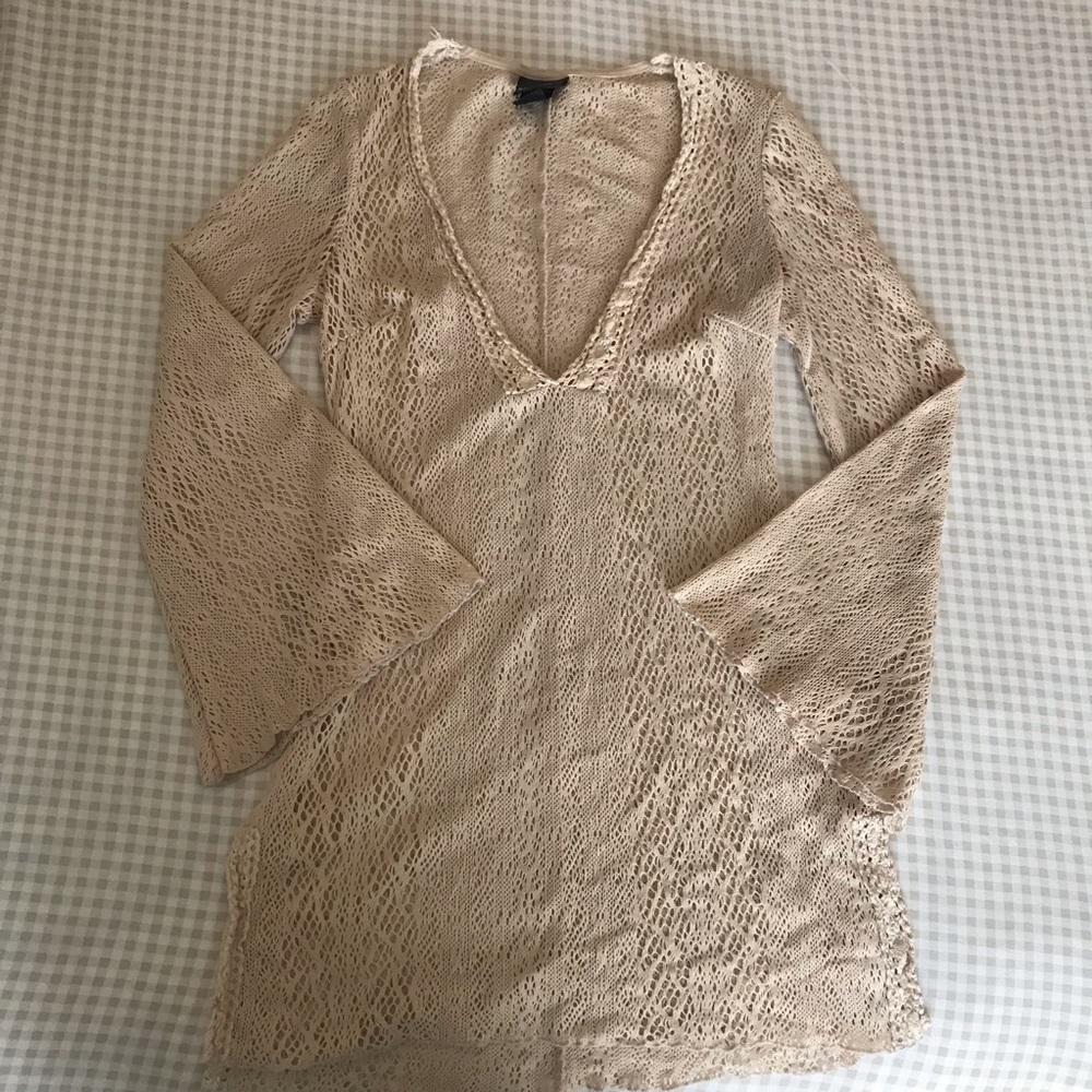 Bisou Bisou Crochet Slip Dress